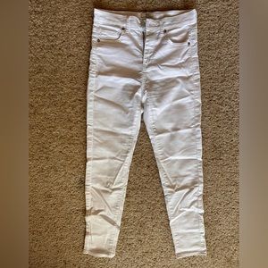 SOLD NET Denim skinny white jeans (Taiwanese brand)